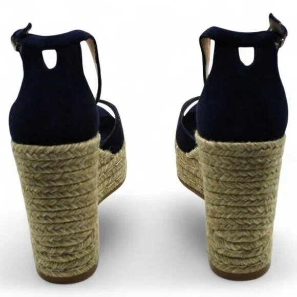 Stuart Weitzman Women S Nudistcurve Platform Wedge Espadrille Sandals - Picture 6 of 6